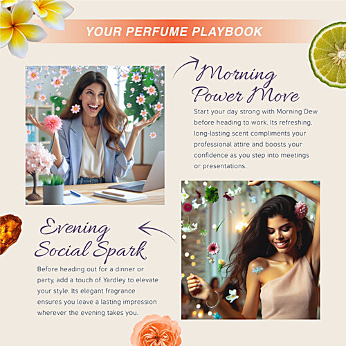 Yardley London Autumn Bloom Daily Wear Perfume for Women| Floral Scent, 50 ml  