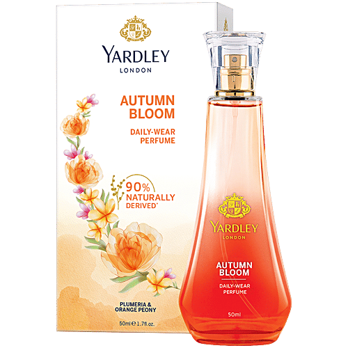 Yardley London Autumn Bloom Daily Wear Perfume for Women| Floral Scent, 50 ml  