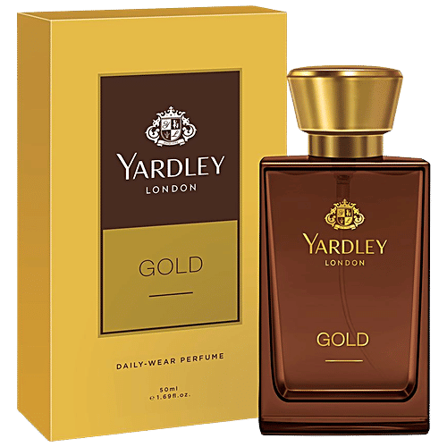 Yardley London Daily Wear Perfume - Gold, Exotic Fragrance, 50 ml