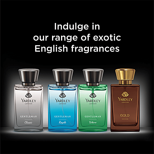 Yardley London Daily Wear Perfume - Gold, Exotic Fragrance, 50 ml