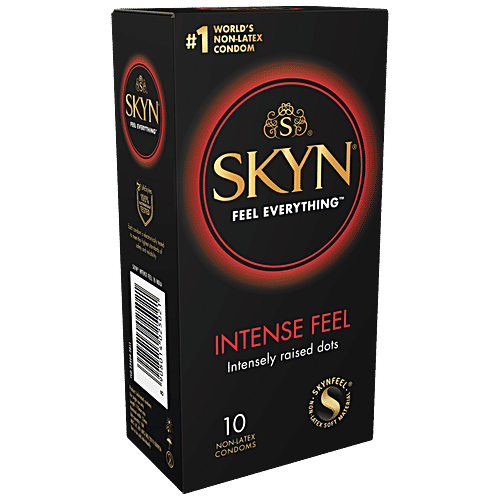 Buy SKYN Premium Condoms Intense Feel, Nonlatex Online at Best Price