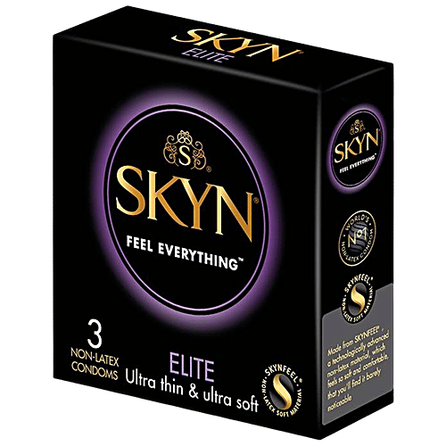 Buy SKYN Elite Premium Condoms Ultra Thin & Soft, Non Latex Online at