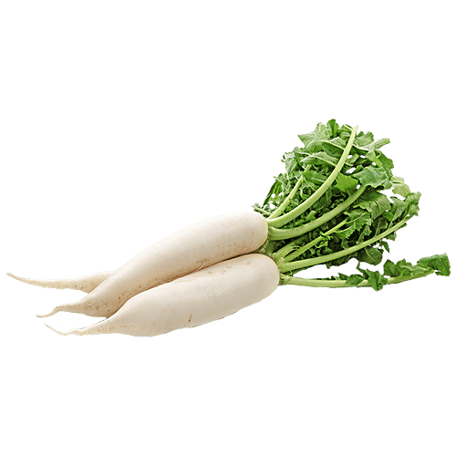 Buy fresho! Radish White, With Leaves Online at Best Price of Rs 10