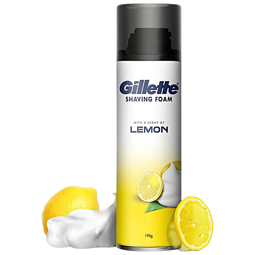 Buy Gillette Shaving Foam Lemon Online at Best Price of Rs 174.3 bigbasket