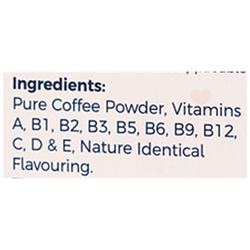 IncredaBrew Balanced Diet Instant Coffee - Vanilla, Boosts Energy, 44 g (20 Sachets x 2.2 g Each) 