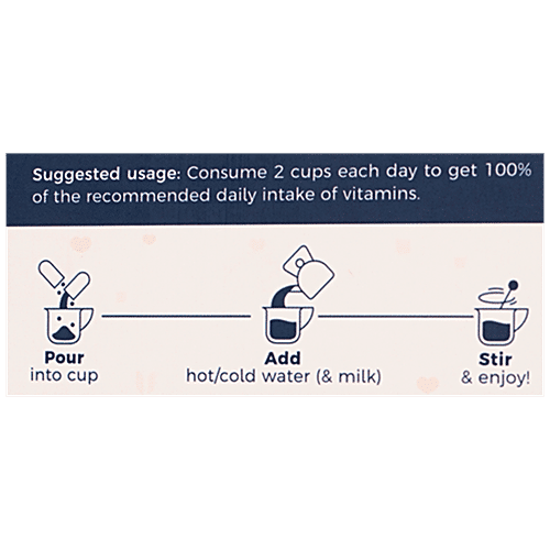 IncredaBrew Balanced Diet Instant Coffee - Vanilla, Boosts Energy, 44 g (20 Sachets x 2.2 g Each) 