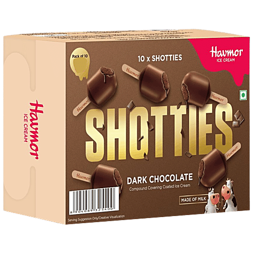 Buy Havmor Ice Cream Shotties, Dark Chocolate Online at Best Price of