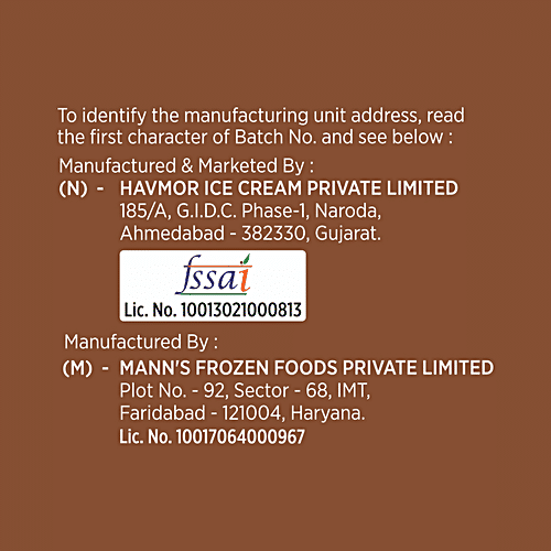 Havmor Ice CReam - Premium Butter Scotch, 750 ml Tub 