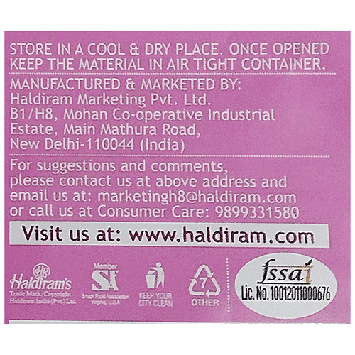 Haldiram's Achari Cubes Mathi - Savoury & Namkeen, 170 g  