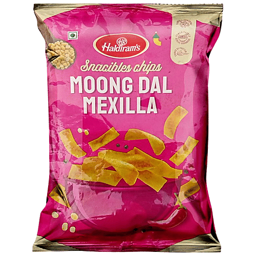 Haldiram's Chips Moong Dal Mexilla - Ready To Eat Savouries, 55 g  