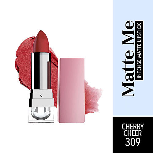 Blue Heaven Matte Me Intense Lipstick - Highly Pigmented, 4 g Cherry Cheer 309 