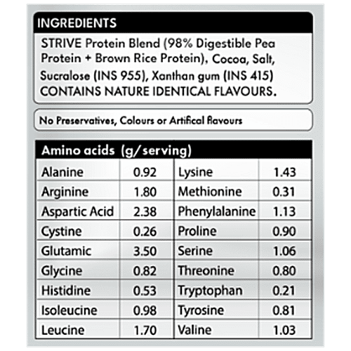 Buy STRIVE Vegan Protein Powder Coffee Mocha Online at Best Price of