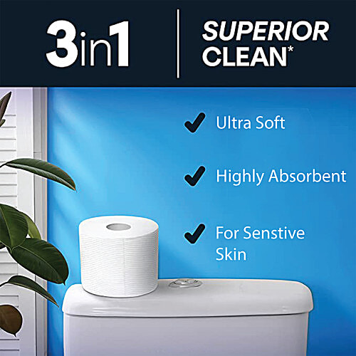 Buy Ezee Toilet Tissue Roll 2 Ply Highly Absorbent, Super Soft, For