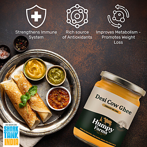 Humpy Farms Desi Cow Ghee - Standard, 500 ml