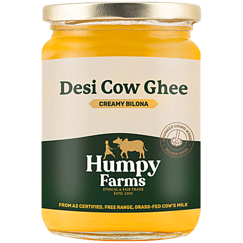 Humpy Farms Desi Cow Ghee - Standard, 500 ml