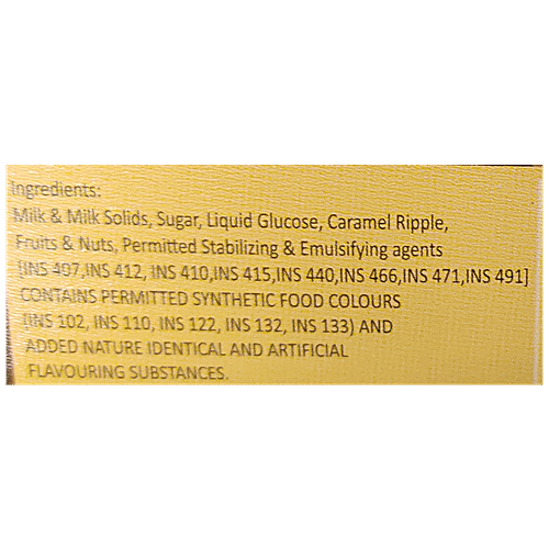 Buy Scoops Gold Nutty Crackle Caramel Ice Cream Premium, Extra Creamy