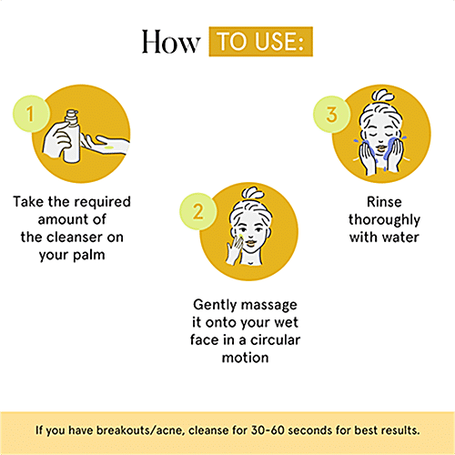 SkinQ Daily Gentle Cleanser - Maintains pH Balance, 100 ml