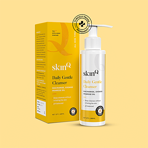 SkinQ Daily Gentle Cleanser - Maintains pH Balance, 100 ml
