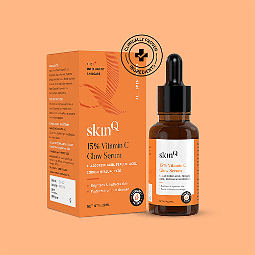 Buy SkinQ Vitamin C Glow Face Serum Protects, Brightens, Hydrates