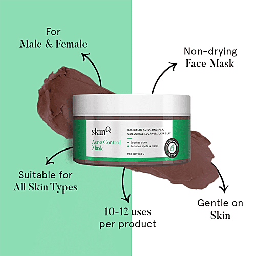 Buy SkinQ Acne Control Mask Soothes Skin, Reduces Spots & Marks