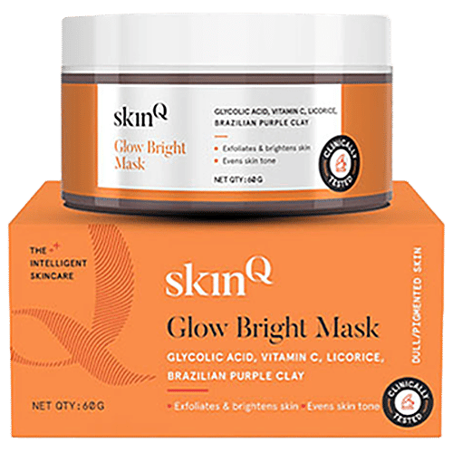 Buy SkinQ Glow Bright Mask Exfoliating, For Even Skin Tone Online at