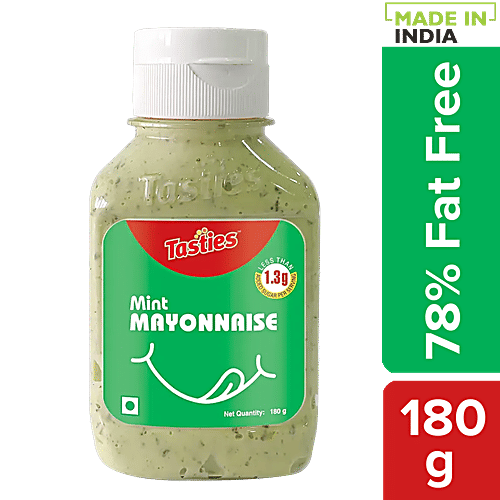 Tasties Mint Mayonnaise, 180 g Bottle 