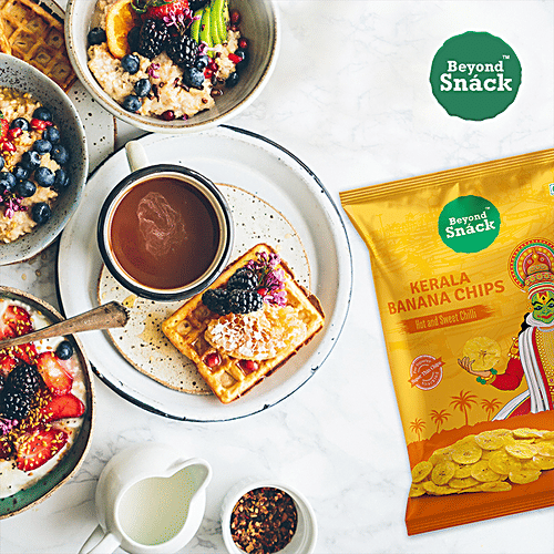 Buy Beyond Snack Kerala Banana Chips Hot & Sweet Chilli, Super Thin