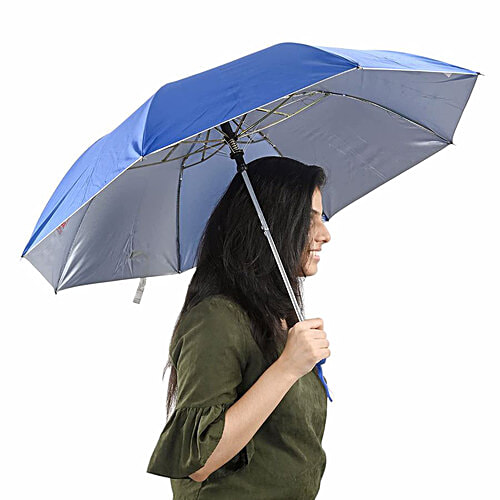 Creative Space Umbrella - 53 cm, 2 Fold, Auto Open, Compact, Blue, 1 pc