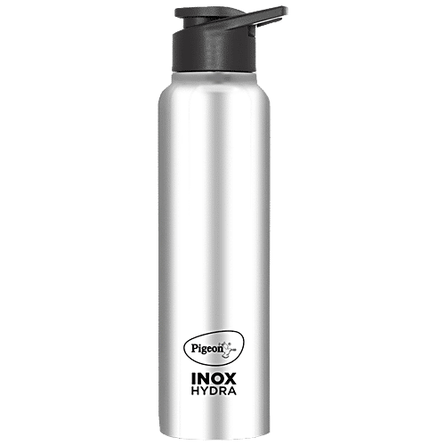 Pigeon by Stovekraft Inox Hydra Stainless Steel Water Bottle - Food Grade, Leak Proof, Dishwasher Safe, 900 ml