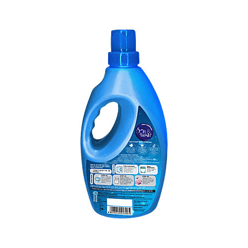 Soft & Fresh Fabric Conditioner Softener After Wash Freshness Burst - Blue Wave, 850 ml Bottle 
