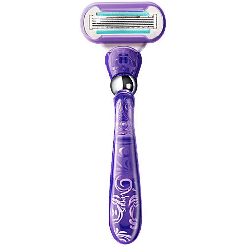 Gillette Venus Venus Swirl Razor - Long Lasting Smoothness, 5 Blades In 1, Flexiball Technology With Ribbon Moisture, 1 pcs  