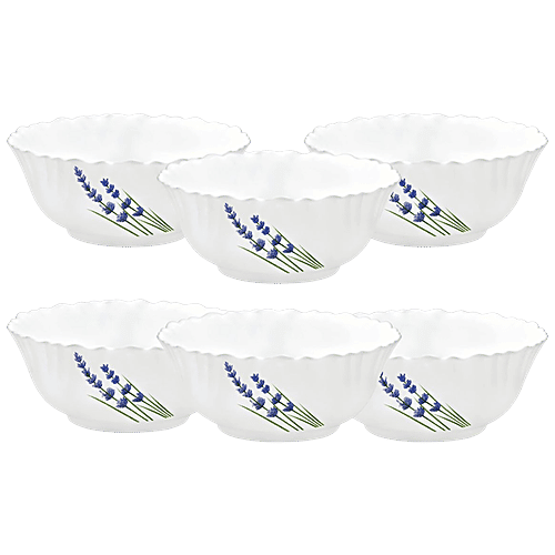 Buy LaOpala Veg Bowl Opalware, English Lavender Online at Best Price