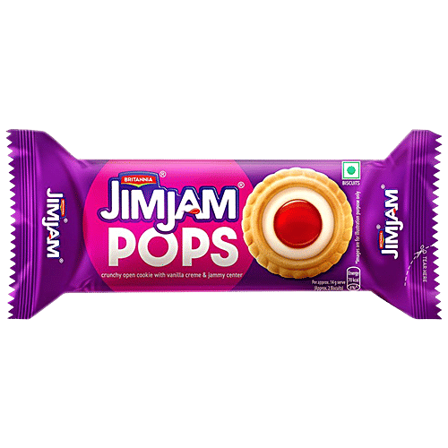Buy Britannia Jim Jam Pops Biscuit Online at Best Price of Rs 17