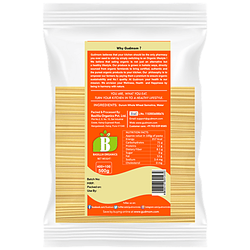 Buy Gudmom Whole Wheat Spaghetti Online at Best Price of Rs 156.75