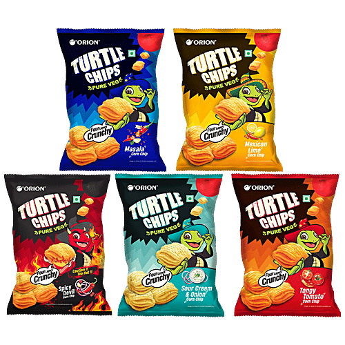 Buy Orion Turtle Chips Assorted Corn Chips Online at Best Price of Rs 276.25 bigbasket