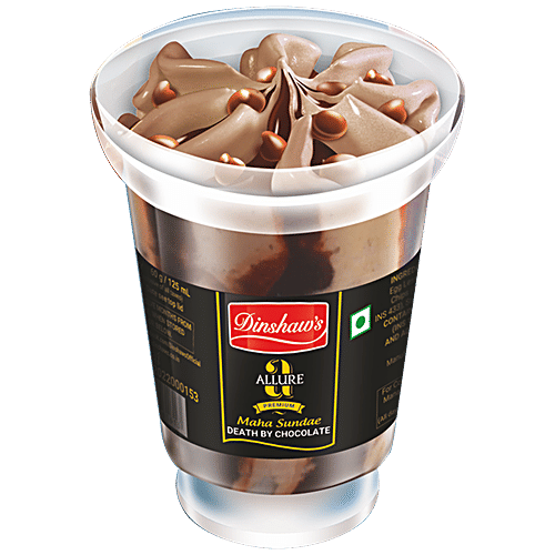 Dinshaws Allure - Premium Death By Chocolate Maha Sundae, 125 ml