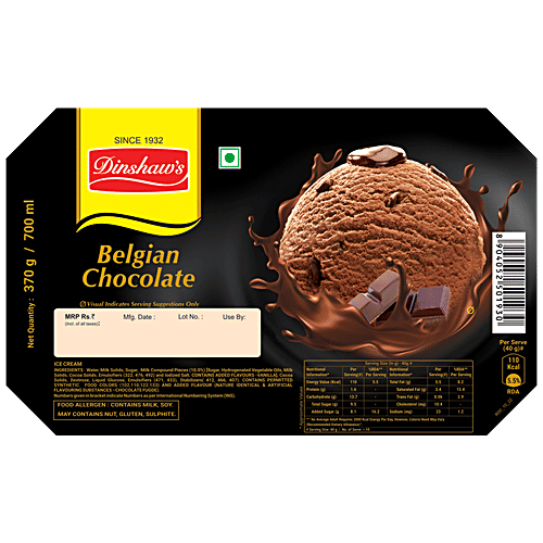 Buy Dinshaws Belgian Chocolate Ice Cream Online at Best Price of Rs 260