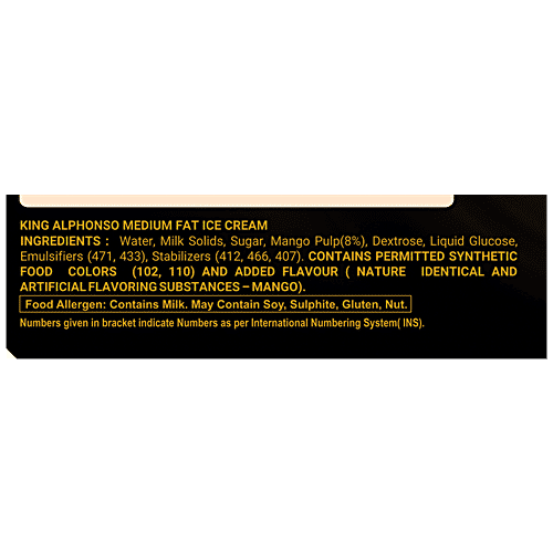 Dinshaws King Alphonso Ice Cream, 700 ml  