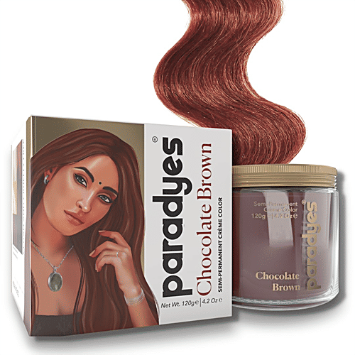 Paradyes Semi-Permanent Creme Color, 120 g Chocolate Brown 