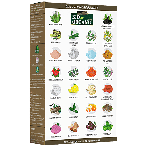 Indus Valley Bio Organic Pure Mulethi Root Powder For Hair & Skin Care, 100 g  100% Natural