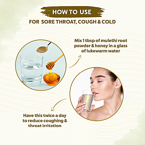 Indus Valley Bio Organic Pure Mulethi Root Powder For Hair & Skin Care, 100 g  100% Natural