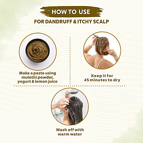 Indus Valley Bio Organic Pure Mulethi Root Powder For Hair & Skin Care, 100 g  100% Natural