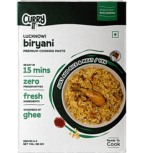 Buy CURRYiT Lucknowi Biryani Cooking Paste Online at Best Price of Rs