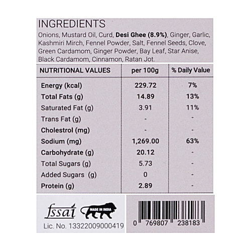 CURRYiT Kashmiri Rogan Josh Cooking Paste, 120 g  Kashmiri Mutton Gravy, Ready in 15 minutes