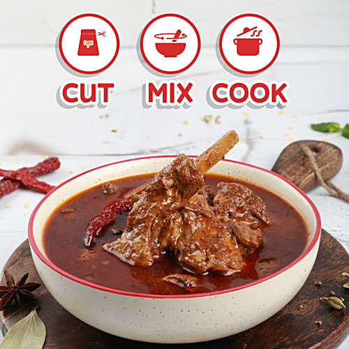 CURRYiT Kashmiri Rogan Josh Cooking Paste, 120 g  Kashmiri Mutton Gravy, Ready in 15 minutes