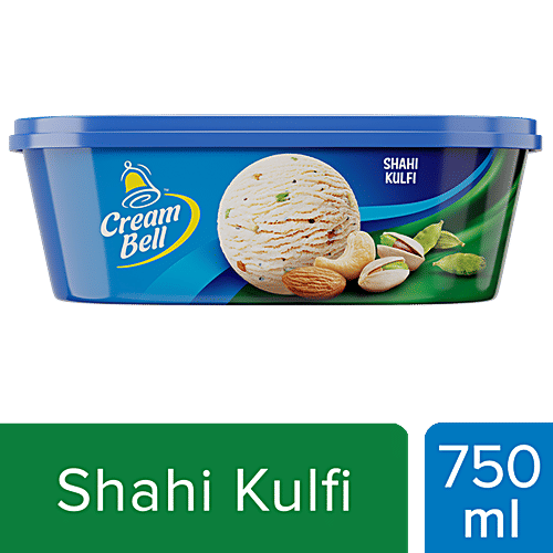Cream Bell Shahi Kulfi Ice Cream, 750 ml Tub 