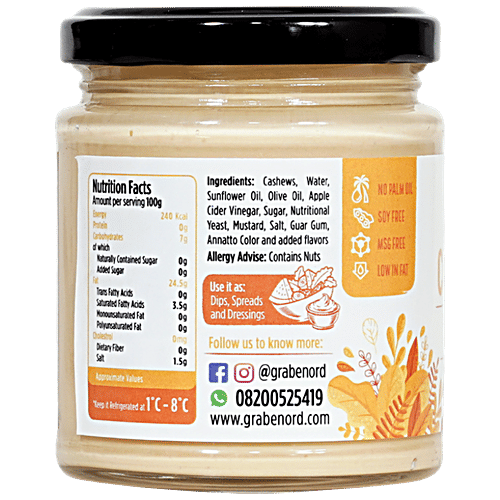Grabenord Plant Based Cheeze Dip, 160 g  Diary Free, Vegan, Gluten Free, Preservative Free