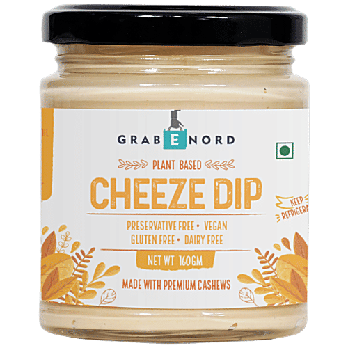 Grabenord Plant Based Cheeze Dip, 160 g  Diary Free, Vegan, Gluten Free, Preservative Free