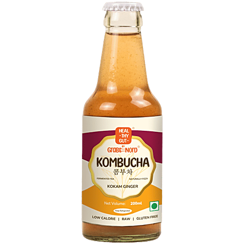 Grabenord Kokam Ginger Kombucha, 200 ml  Sparkling, Low, Raw, Natural