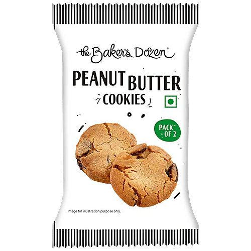 Buy The Baker's Dozen Peanut Butter Cookies Online at Best Price of Rs 29 bigbasket